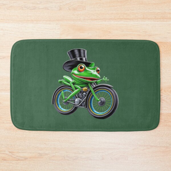 Item preview, Cut funny toad on bike " funny  Frog pose  designed and sold by Obinne.