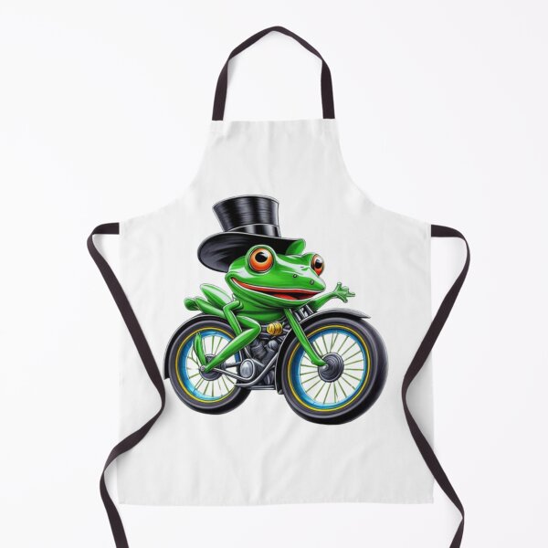 Item preview, Cut funny toad on bike " funny  Frog pose  designed and sold by Obinne.
