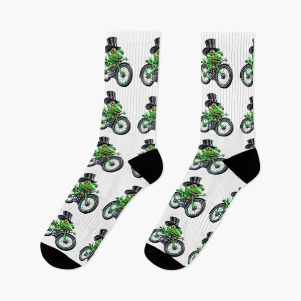 Item preview, Cut funny toad on bike " funny  Frog pose  designed and sold by Obinne.