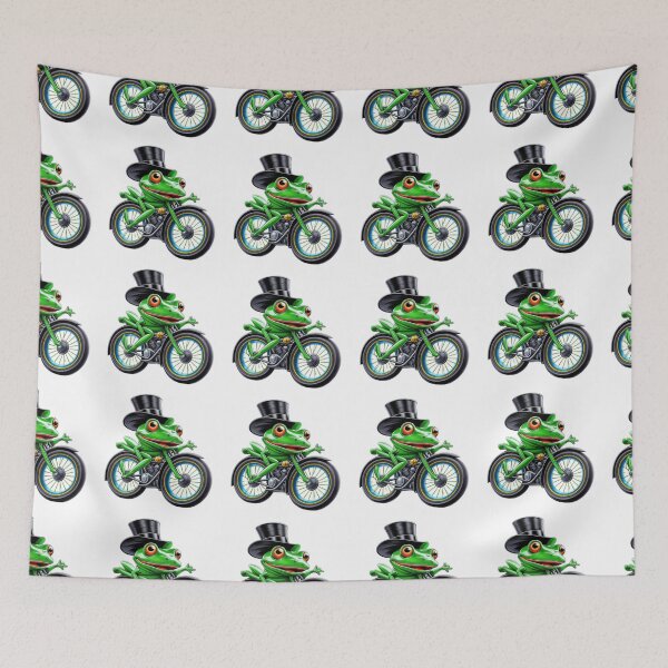 Item preview, Cut funny toad on bike " funny  Frog pose  designed and sold by Obinne.