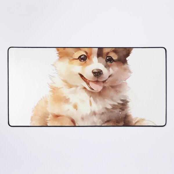 Item preview, Cute Puppy with Playful Spirit and Wagging Joy designed and sold by LittleLuvies.