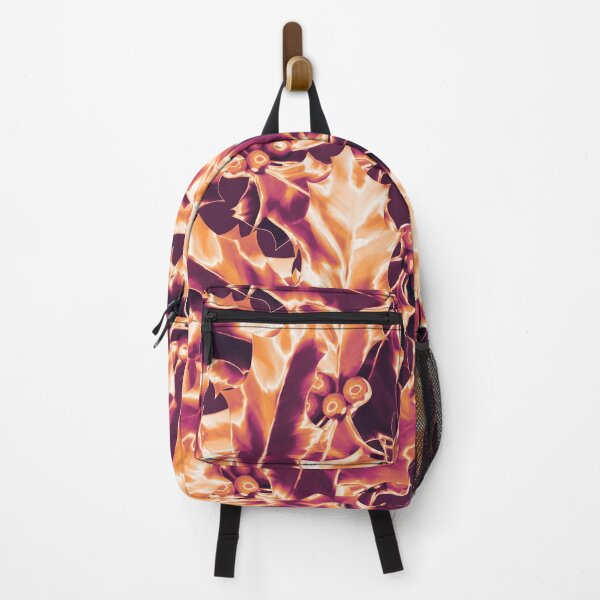 Item preview, Red and yellow floral abstraction designed and sold by Natalia Ruzhyna.