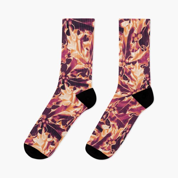 Item preview,  Red and yellow floral abstraction designed and sold by Natalia Ruzhyna.