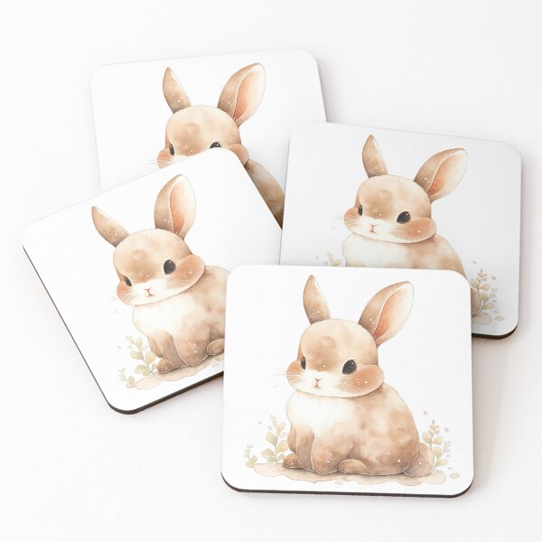 Item preview,  Cute Rabbit Sitting in a Patch of Serenity designed and sold by LittleLuvies.