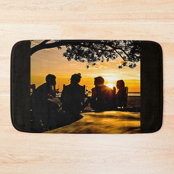 Item preview, The Perfect Beach Evening - Friends, Food and Drinks - Photo taken in Costa Rica designed and sold by HeavyHits.