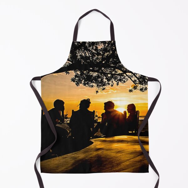 Item preview, The Perfect Beach Evening - Friends, Food and Drinks - Photo taken in Costa Rica designed and sold by HeavyHits.