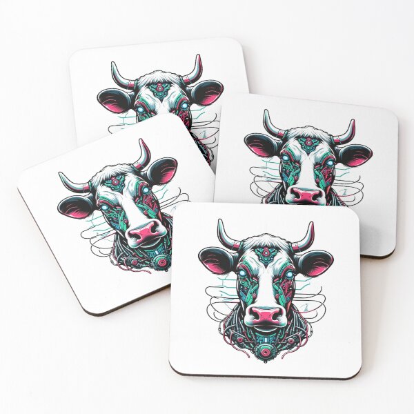 Item preview, Futuristic Grazer - Cyber Cow designed and sold by MrAI-Store.