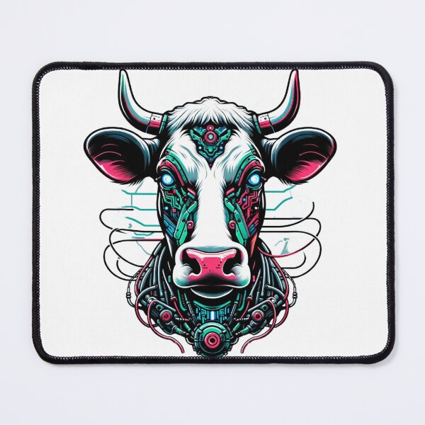 Item preview, Futuristic Grazer - Cyber Cow designed and sold by MrAI-Store.
