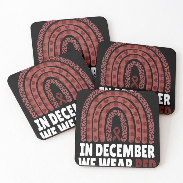 Item preview, In December We Wear Red HIV Awareness Month World AIDS Day designed and sold by EagmianPheolea.