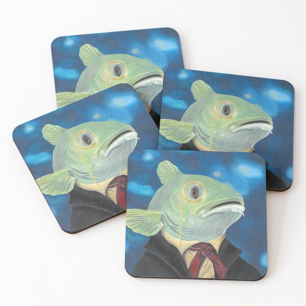 Item preview, Railroad Barron Cod Fish Portrait designed and sold by jjomally1.