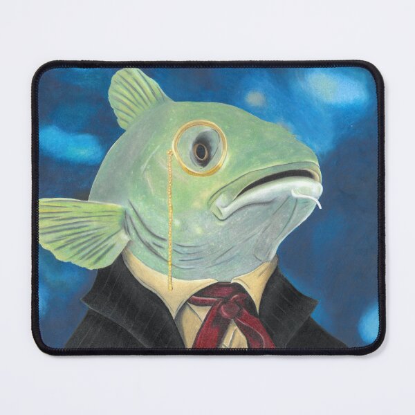 Item preview, Railroad Barron Cod Fish Portrait designed and sold by jjomally1.