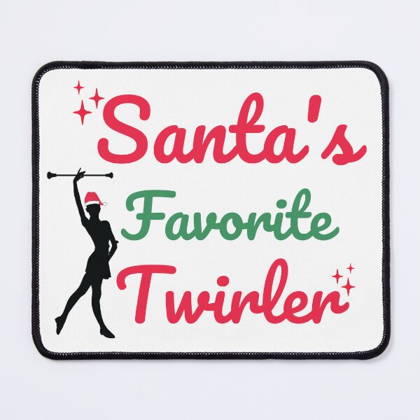 Item preview, Christmas Baton Twirling Design - Festive Twirl Cheer! (USA spelling) designed and sold by Peppermintmama.