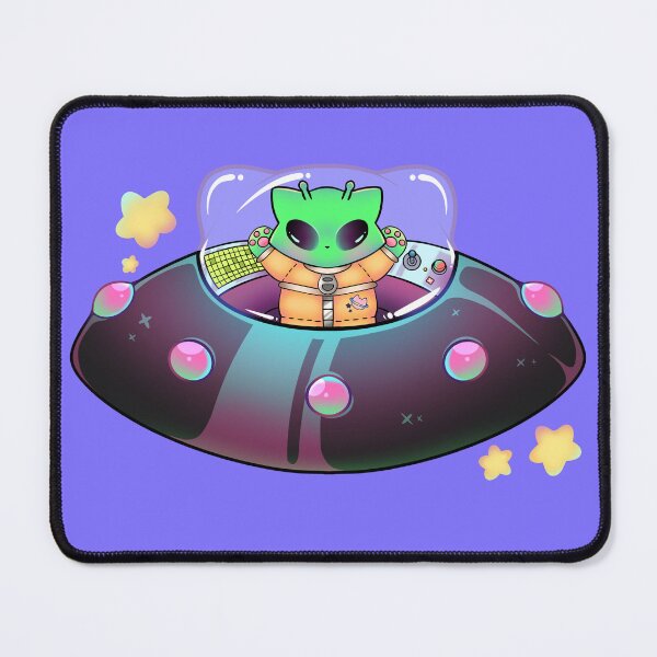 Item preview, Unidentified Flying Kitty  designed and sold by Gweneko.