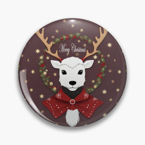 Item preview, christmas white reindeer designed and sold by D-dreams.