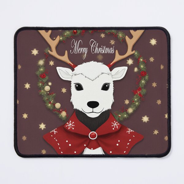 Item preview, christmas white reindeer designed and sold by D-dreams.