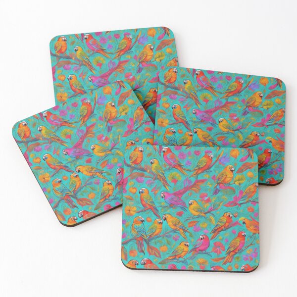 Item preview, The colorful birds designed and sold by Sebaseseu.