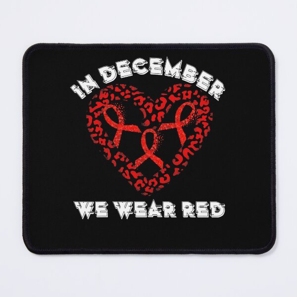 Item preview, In December We Wear Red HIV Awareness Month World AIDS Day (1) designed and sold by EagmianPheolea.