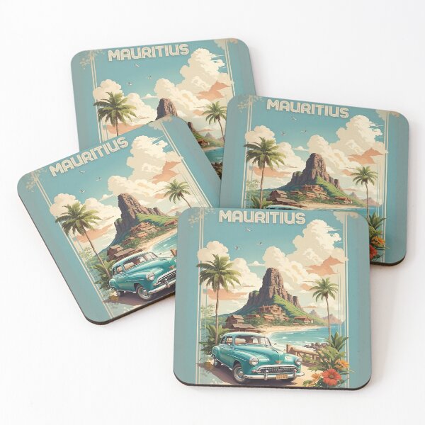 Item preview, Mauritius Island Odyssey: Vintage Travel Poster designed and sold by Ceemko's Vintage Corner.
