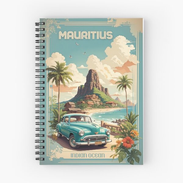 Item preview, Mauritius Island Odyssey: Vintage Travel Poster designed and sold by Ceemko's Vintage Corner.