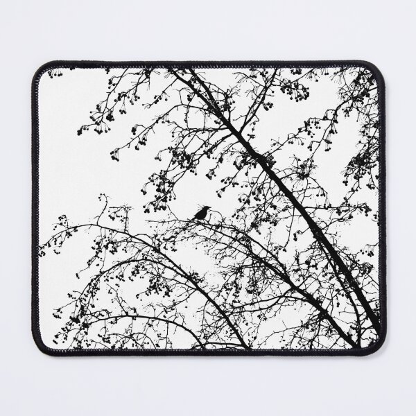 Item preview, Bird in Branches - Black on White designed and sold by JasperVentures.