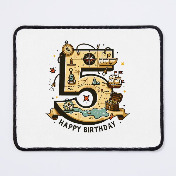 Item preview, Pirate's Quest 5th Birthday Adventure designed and sold by Jurady.