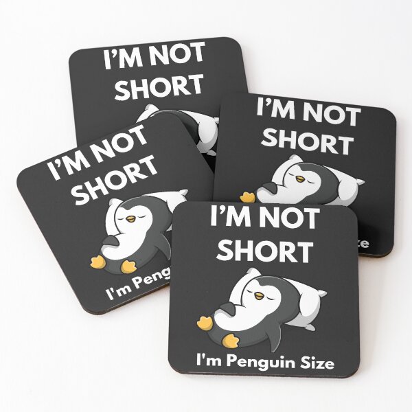 Item preview, I'm Not Short I'm Penguin Size Cute Penguin Lover Gifts designed and sold by Mustaph-Shop.
