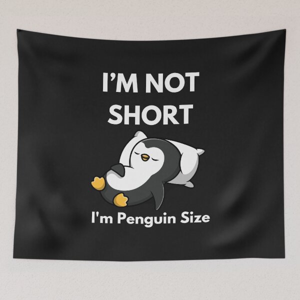 Item preview, I'm Not Short I'm Penguin Size Cute Penguin Lover Gifts designed and sold by Mustaph-Shop.