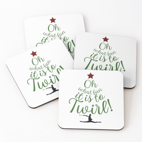 Item preview, Christmas Baton Twirling Design - Oh what fun it is to twirl designed and sold by Peppermintmama.