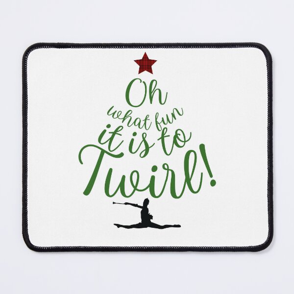 Item preview, Christmas Baton Twirling Design - Oh what fun it is to twirl designed and sold by Peppermintmama.