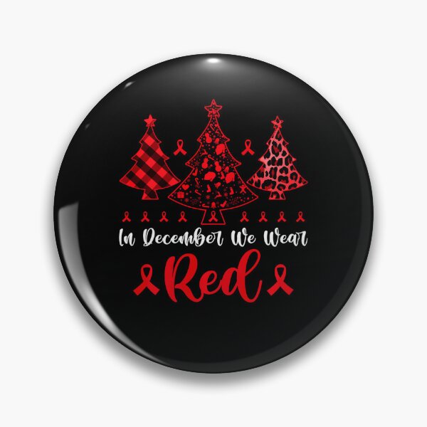 Item preview, In December We Wear Red Xmas Tree HIV AIDS Awareness Month designed and sold by EagmianPheolea.