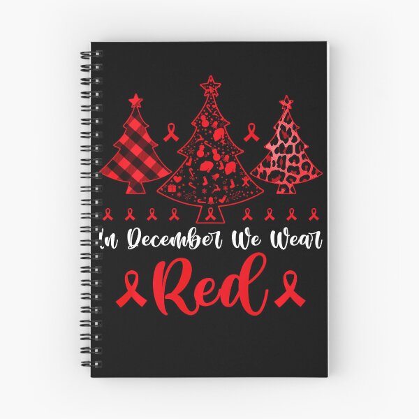 Item preview, In December We Wear Red Xmas Tree HIV AIDS Awareness Month designed and sold by EagmianPheolea.