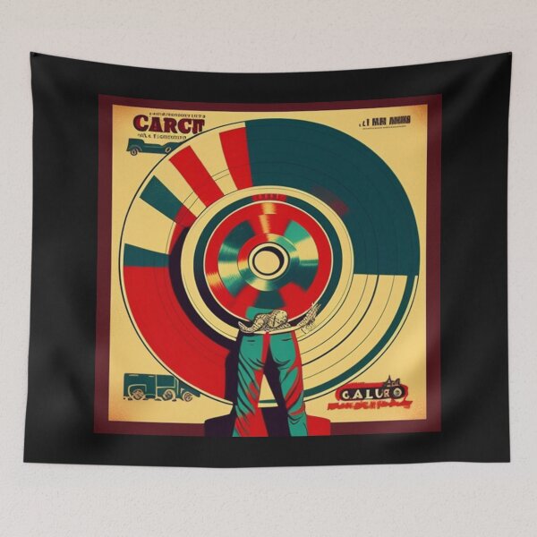 Item preview, Surreal Dimension Funny Vintage Vinyl Record LP designed and sold by musicgeniusart.
