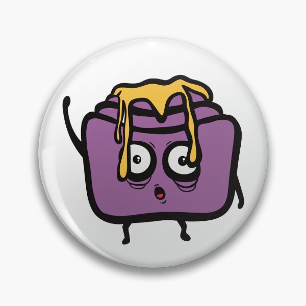 Item preview, Cinnamon Bun Friend - Purple designed and sold by ArtBySutherland.