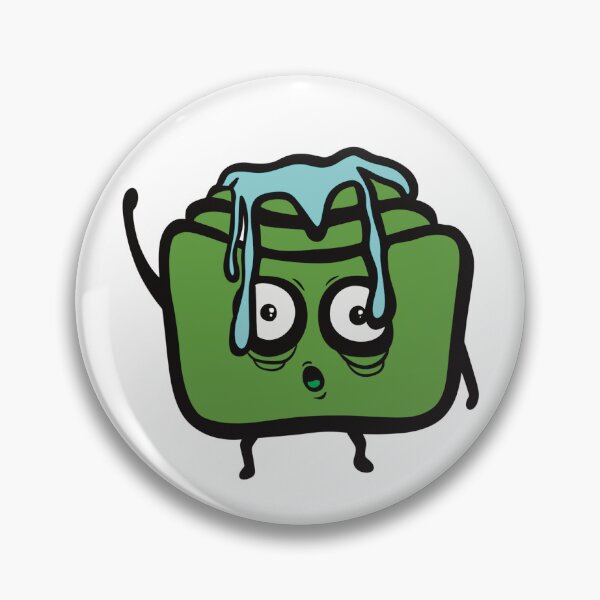 Item preview, Cinnamon Bun Friend - Green designed and sold by ArtBySutherland.