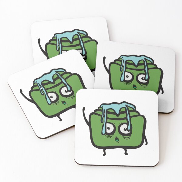 Item preview, Cinnamon Bun Friend - Green designed and sold by ArtBySutherland.
