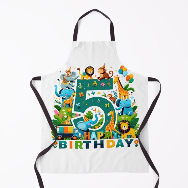 Item preview, Jungle Parade 5th Birthday Fun designed and sold by Jurady.