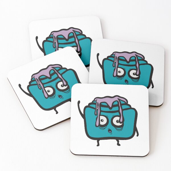 Item preview, Cinnamon Bun Friend - Blue designed and sold by ArtBySutherland.