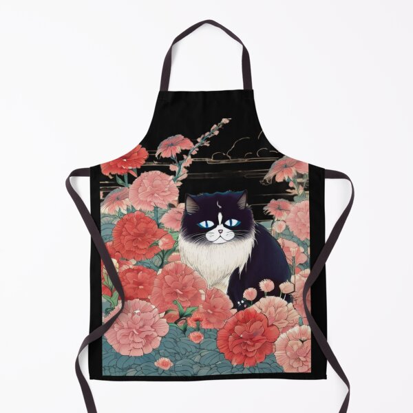 Item preview, himalayan cat in flowers designed and sold by EuropeanPrints.