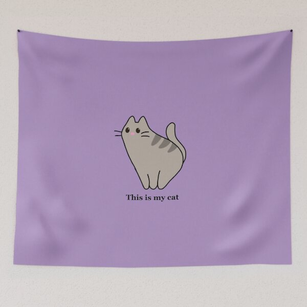Item preview, Gray cat designed and sold by VarPlace.