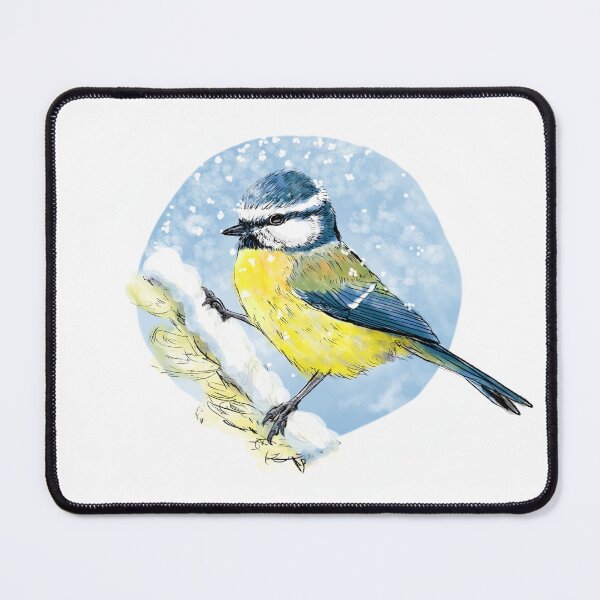 Item preview, blue tit snowy designed and sold by yaoyao-friends.