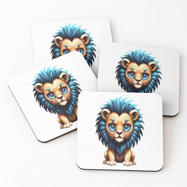 Item preview, cute baby lion monster designed and sold by Ella_Sketch.