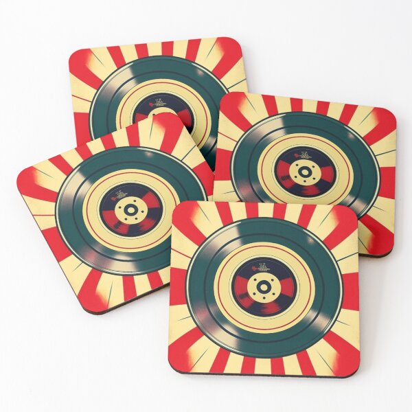 Item preview, Red White and Blue Vintage Vinyl Record designed and sold by musicgeniusart.