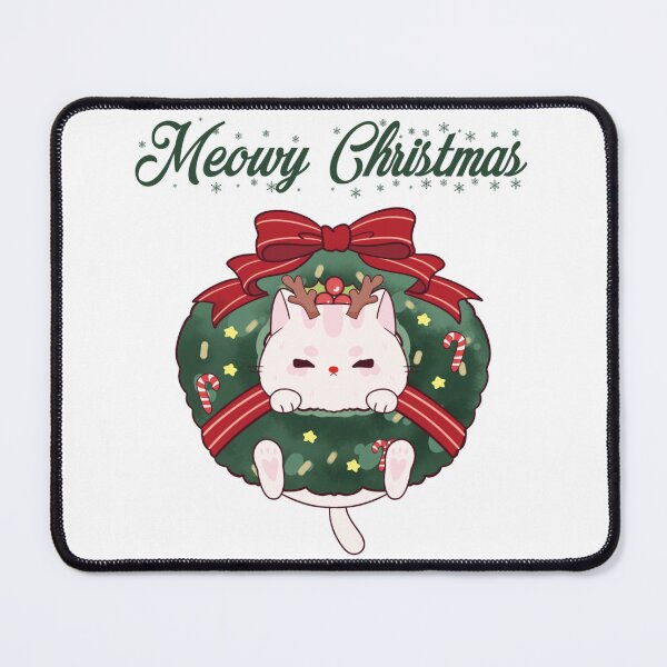 Item preview, Meowy Christmas cat  designed and sold by Puuk.