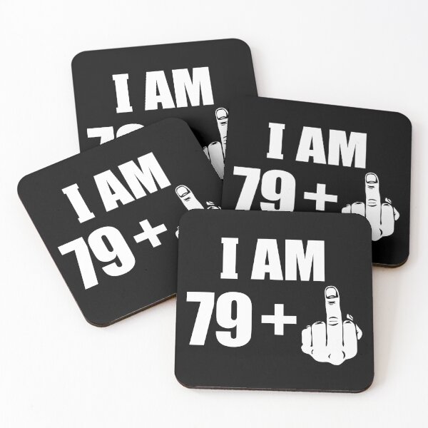 Item preview, Grandpa 80th Birthday I Am 79 pllus 1 + Middle Finger  designed and sold by fomodesigns.
