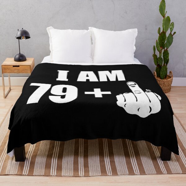 Item preview, Grandpa 80th Birthday I Am 79 pllus 1 + Middle Finger  designed and sold by fomodesigns.