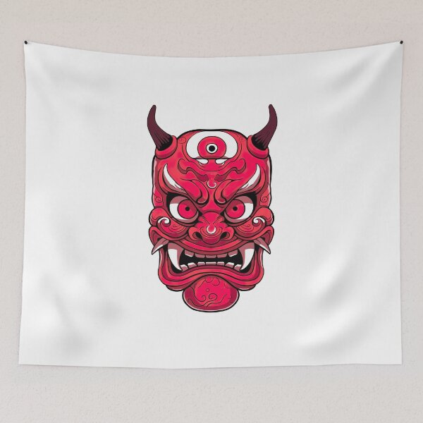 Item preview, Japanese Kabuki Oni Mask 2 - Anime Shirt designed and sold by KAIGAME Art.