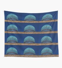 Blue on Blue Wall Tapestry
