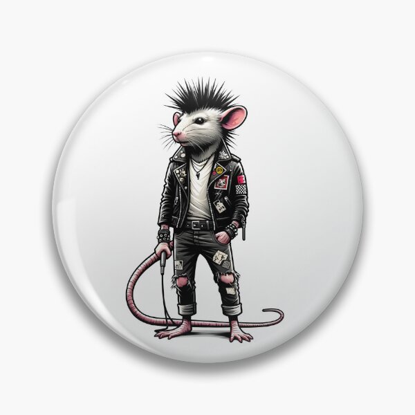 Item preview,  Male Punk Rock Rat Punks Not Dead designed and sold by Mekone.