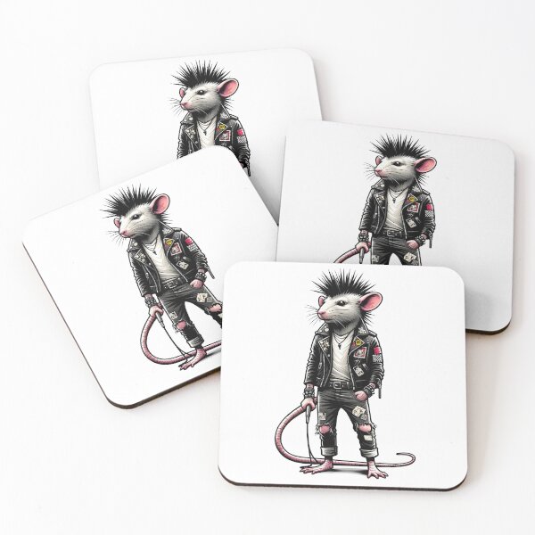 Item preview,  Male Punk Rock Rat Punks Not Dead designed and sold by Mekone.