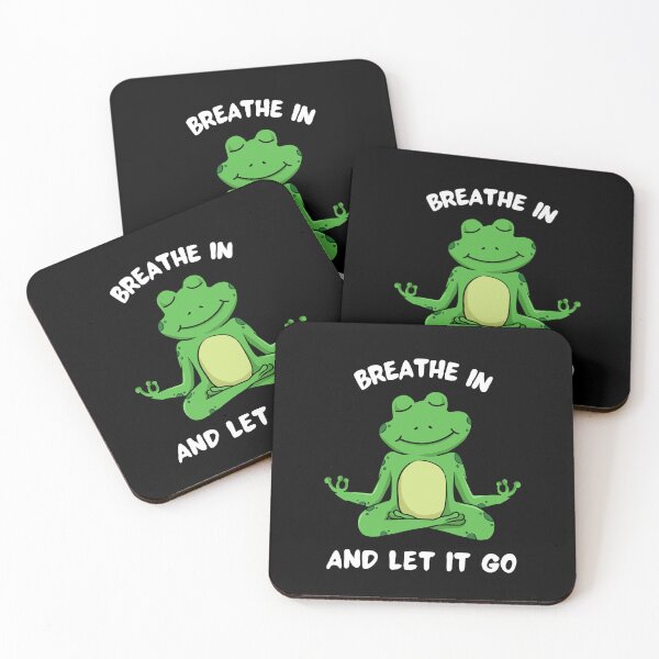 Item preview, Frog Yoga - Breathe In And Let It Go Design designed and sold by RektRepublic.
